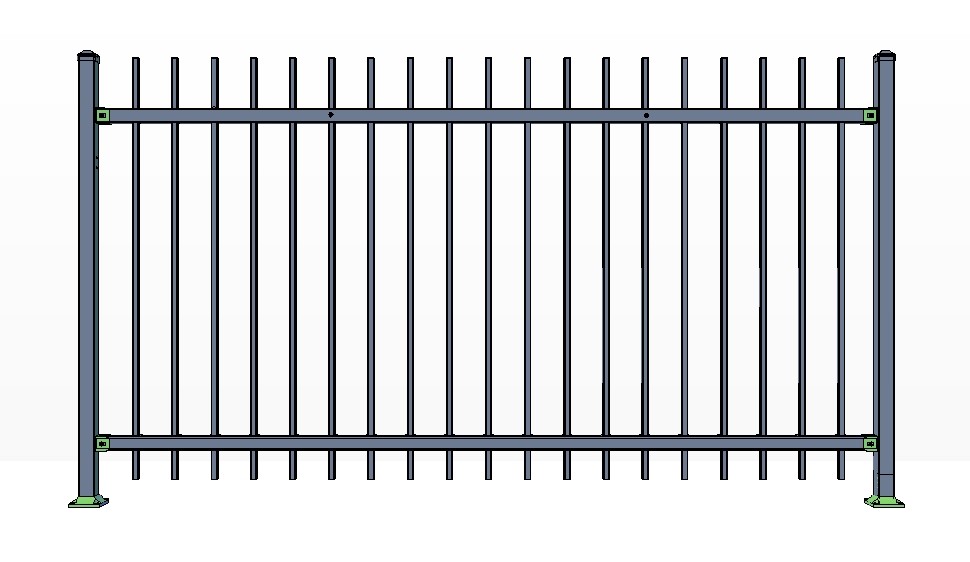 2-Rail POWDERHORN Fence Panels
