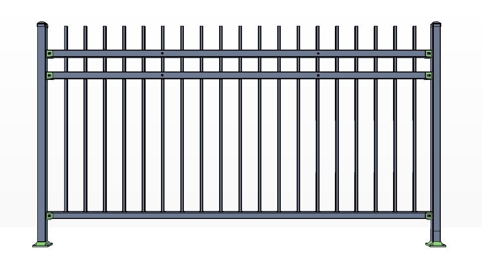 3-Rail KILLINGTON Fence Panels